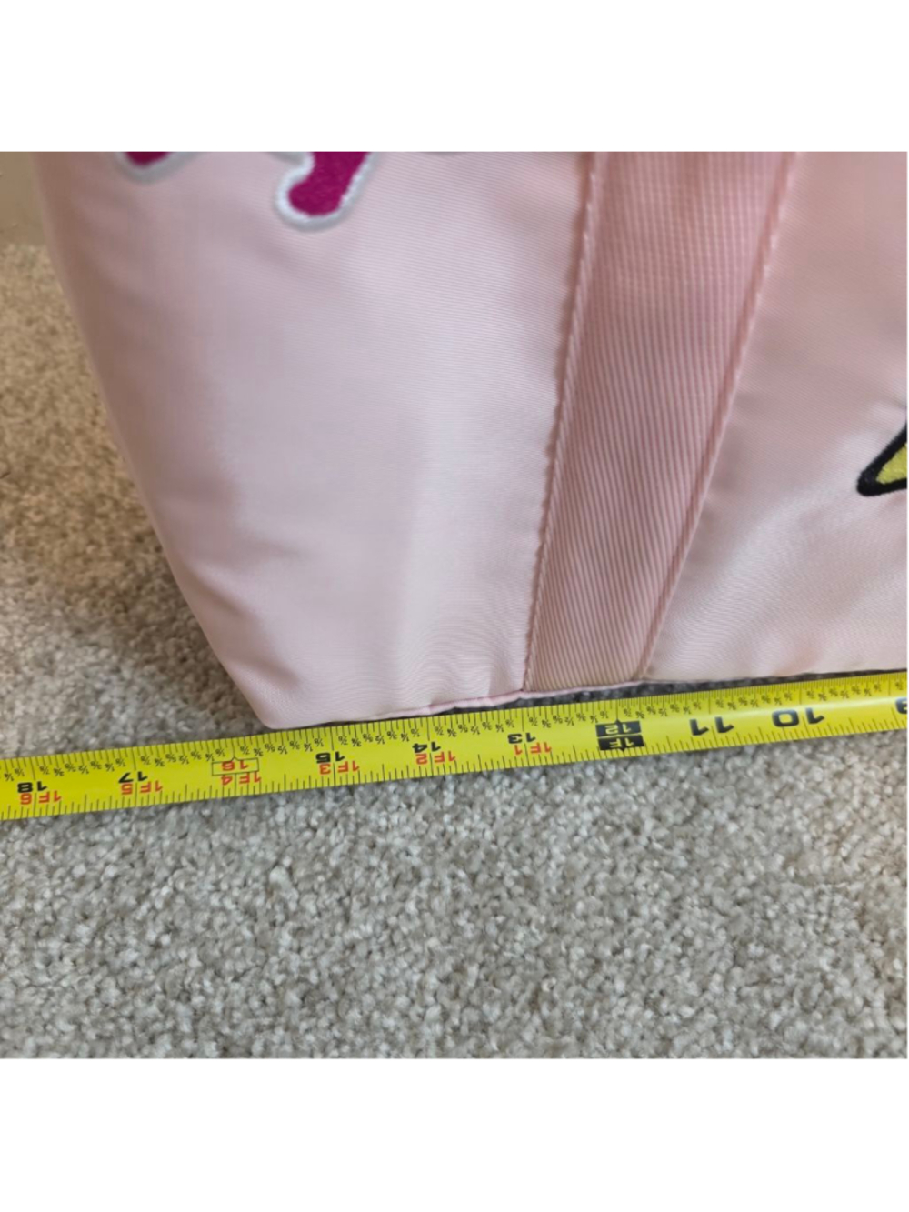 Women's Marc Jacobs Pink Travel Bag with Patches NWOT - Picture 2 of 9